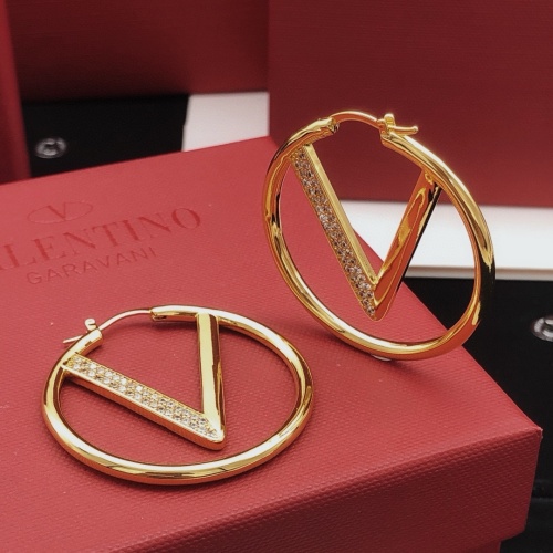 Replica Valentino Earrings For Women #1261602 $32.00 USD for Wholesale