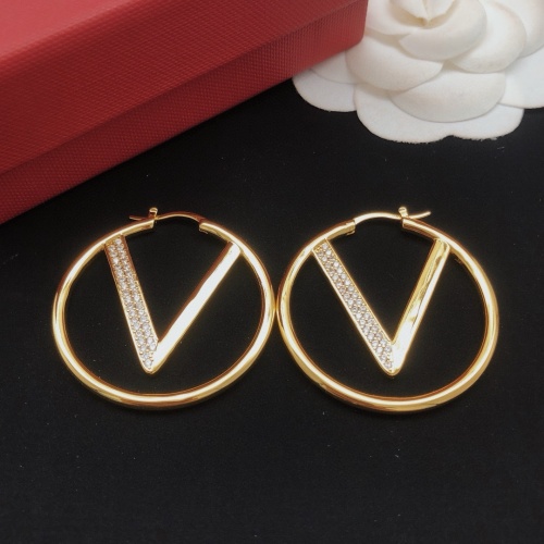 Replica Valentino Earrings For Women #1261602 $32.00 USD for Wholesale