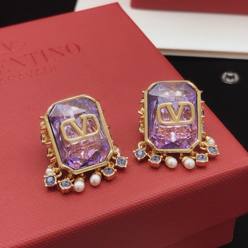 Replica Valentino Earrings For Women #1261604 $36.00 USD for Wholesale