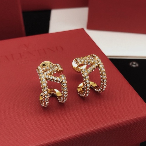 Replica Valentino Earrings For Women #1261639 $32.00 USD for Wholesale