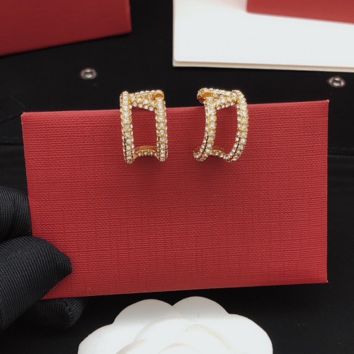 Replica Valentino Earrings For Women #1261639 $32.00 USD for Wholesale