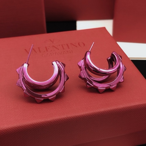 Replica Valentino Earrings For Women #1261645 $32.00 USD for Wholesale