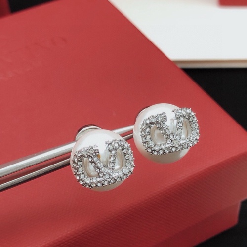 Replica Valentino Earrings For Women #1261665 $27.00 USD for Wholesale