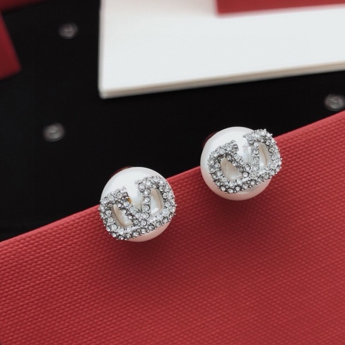 Replica Valentino Earrings For Women #1261665 $27.00 USD for Wholesale