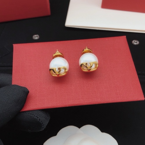 Replica Valentino Earrings For Women #1261667 $27.00 USD for Wholesale