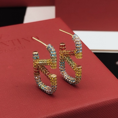 Replica Valentino Earrings For Women #1261696 $32.00 USD for Wholesale