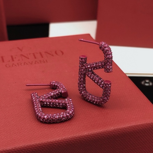 Replica Valentino Earrings For Women #1261704 $29.00 USD for Wholesale