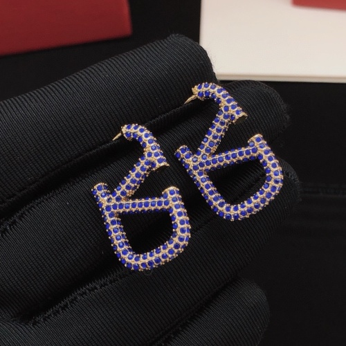 Replica Valentino Earrings For Women #1261706 $32.00 USD for Wholesale