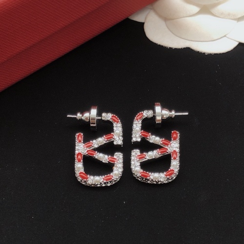 Replica Valentino Earrings For Women #1261716 $32.00 USD for Wholesale