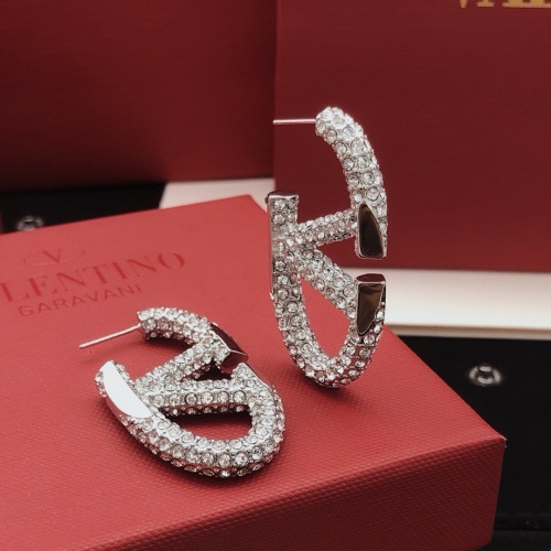 Replica Valentino Earrings For Women #1261733 $38.00 USD for Wholesale