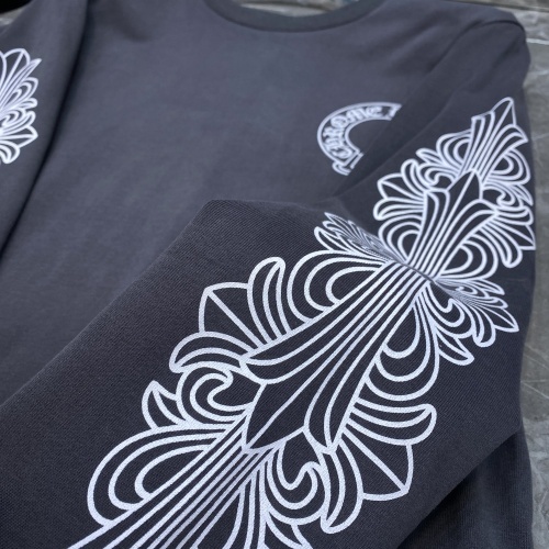 Replica Chrome Hearts T-Shirts Long Sleeved For Unisex #1261752 $36.00 USD for Wholesale