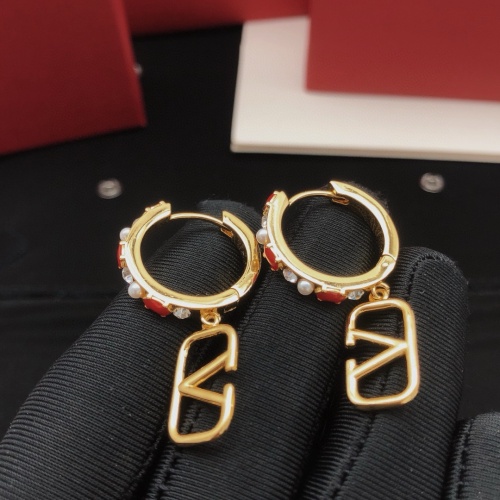 Replica Valentino Earrings For Women #1261753 $29.00 USD for Wholesale