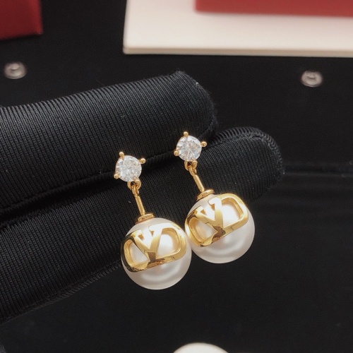 Replica Valentino Earrings For Women #1261756 $29.00 USD for Wholesale