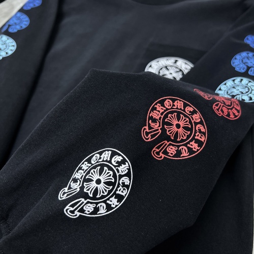 Replica Chrome Hearts T-Shirts Long Sleeved For Unisex #1261763 $36.00 USD for Wholesale