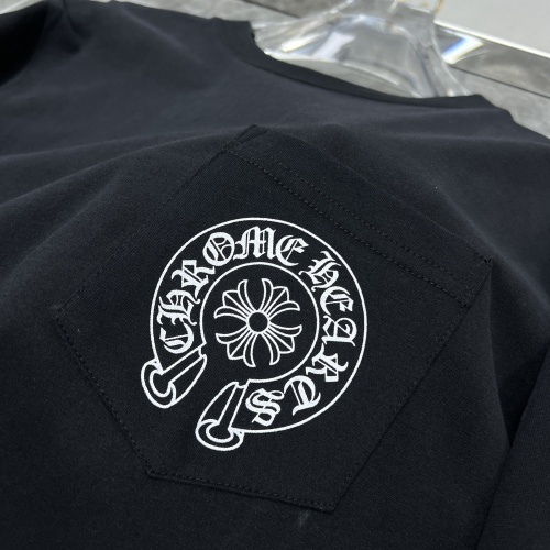 Replica Chrome Hearts T-Shirts Long Sleeved For Unisex #1261763 $36.00 USD for Wholesale