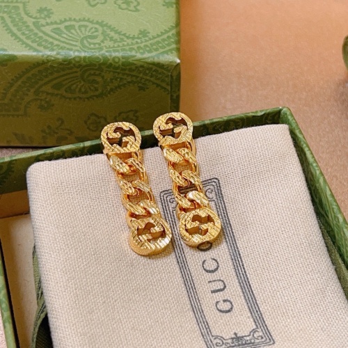 Replica Gucci Earrings For Women #1261820 $29.00 USD for Wholesale