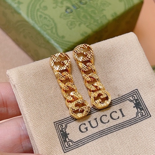 Replica Gucci Earrings For Women #1261820 $29.00 USD for Wholesale