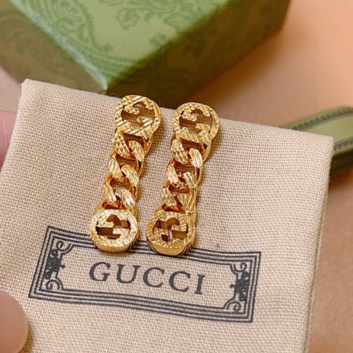 Replica Gucci Earrings For Women #1261820 $29.00 USD for Wholesale