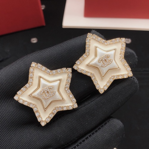 Replica Chanel Earrings For Women #1261869 $36.00 USD for Wholesale