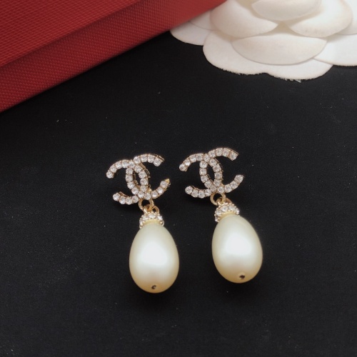 Replica Chanel Earrings For Women #1261879 $29.00 USD for Wholesale