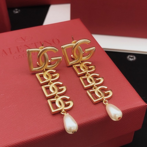 Replica Dolce & Gabbana D&G Earrings For Women #1261880 $32.00 USD for Wholesale