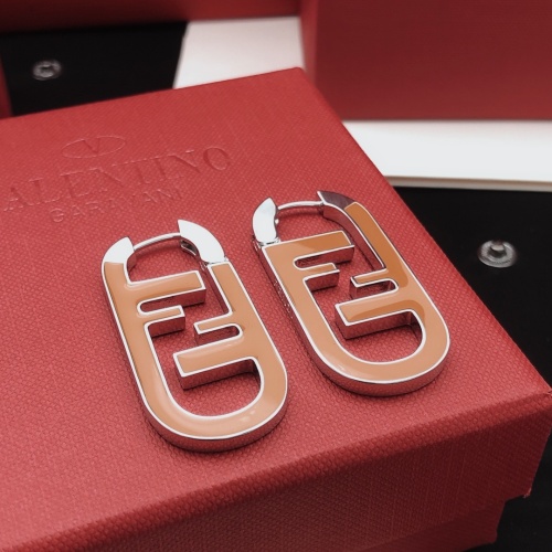 Replica Fendi Earrings For Women #1261884 $34.00 USD for Wholesale