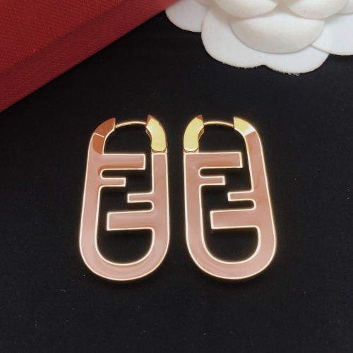 Replica Fendi Earrings For Women #1261885 $34.00 USD for Wholesale