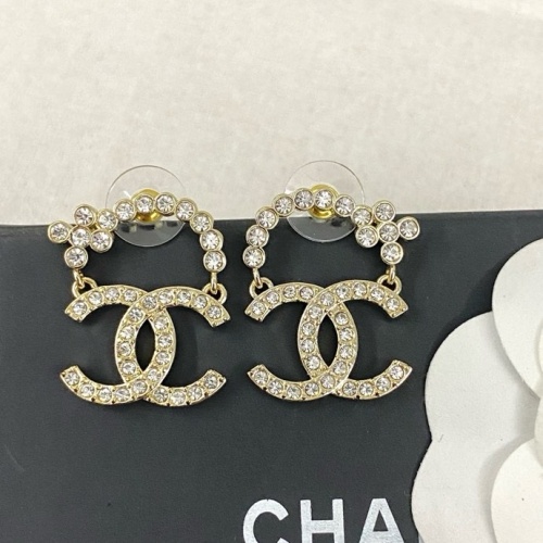 Replica Chanel Earrings For Women #1261901 $32.00 USD for Wholesale