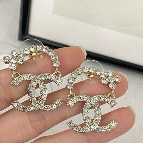 Replica Chanel Earrings For Women #1261901 $32.00 USD for Wholesale