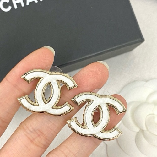 Replica Chanel Earrings For Women #1261928 $27.00 USD for Wholesale