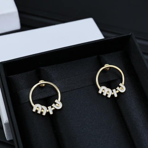 MIU MIU Earrings For Women #1261948 $25.00 USD, Wholesale Replica MIU MIU Earrings