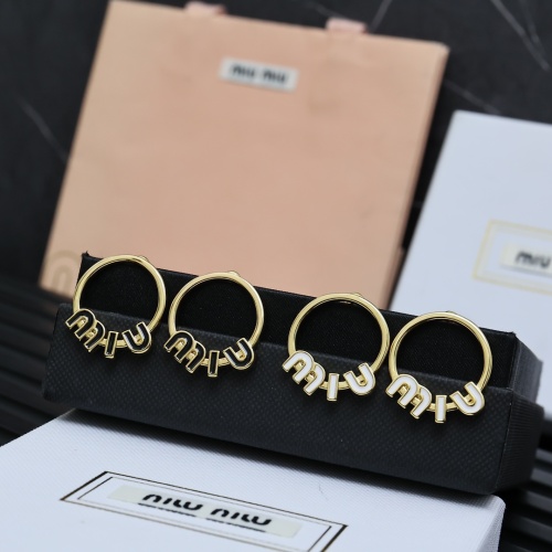 Replica MIU MIU Earrings For Women #1261948 $25.00 USD for Wholesale