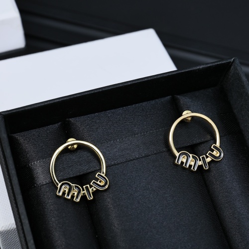 MIU MIU Earrings For Women #1261949 $25.00 USD, Wholesale Replica MIU MIU Earrings