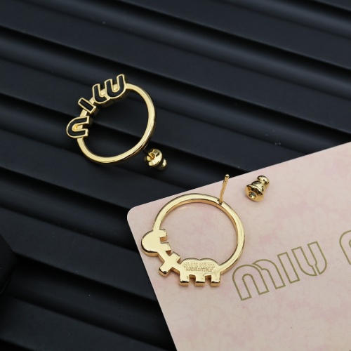 Replica MIU MIU Earrings For Women #1261949 $25.00 USD for Wholesale