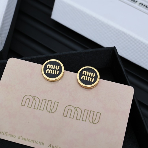 MIU MIU Earrings For Women #1261953 $27.00 USD, Wholesale Replica MIU MIU Earrings