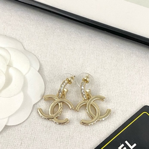 Replica Chanel Earrings For Women #1261978 $32.00 USD for Wholesale