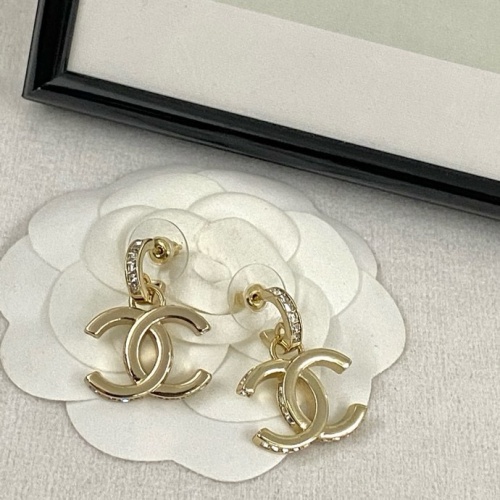 Replica Chanel Earrings For Women #1261978 $32.00 USD for Wholesale