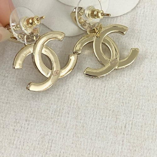 Replica Chanel Earrings For Women #1261978 $32.00 USD for Wholesale