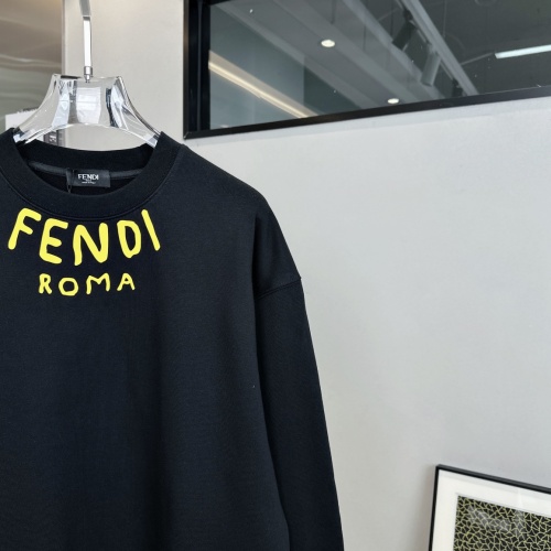 Replica Fendi Hoodies Long Sleeved For Unisex #1262005 $56.00 USD for Wholesale