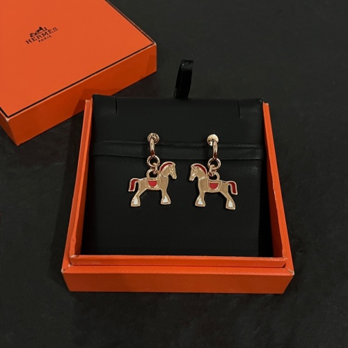 Replica Hermes Earrings For Women #1262006 $42.00 USD for Wholesale