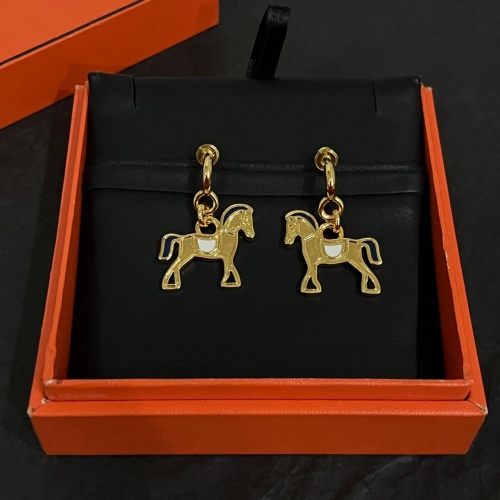 Hermes Earrings For Women #1262007 $42.00 USD, Wholesale Replica Hermes Earrings