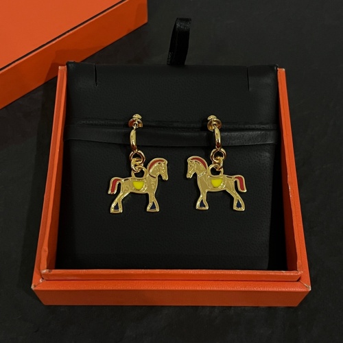 Hermes Earrings For Women #1262008 $42.00 USD, Wholesale Replica Hermes Earrings