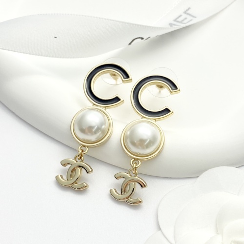 Replica Chanel Earrings For Women #1262125 $32.00 USD for Wholesale