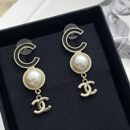 Replica Chanel Earrings For Women #1262125 $32.00 USD for Wholesale