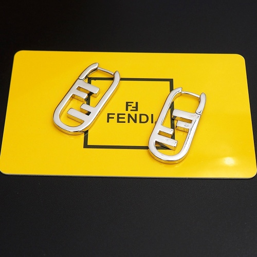 Replica Fendi Earrings For Women #1262142 $25.00 USD for Wholesale