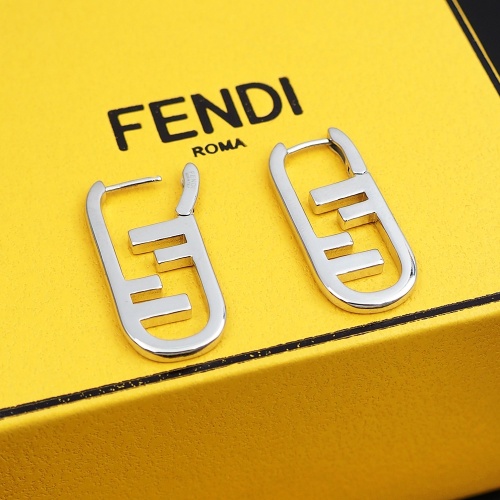 Replica Fendi Earrings For Women #1262142 $25.00 USD for Wholesale