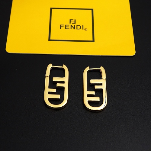 Fendi Earrings For Women #1262143 $25.00 USD, Wholesale Replica Fendi Earrings