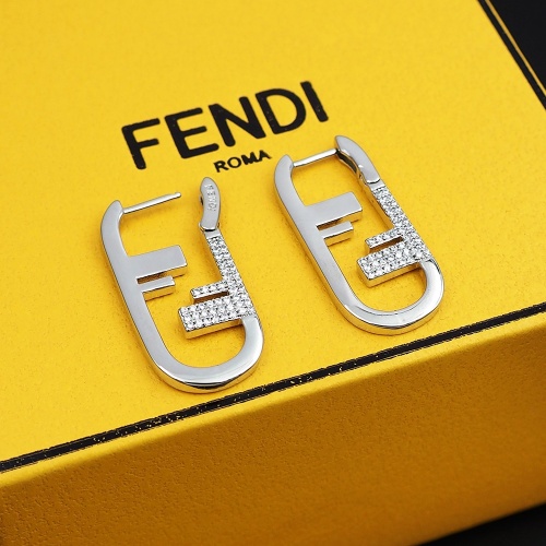 Replica Fendi Earrings For Women #1262144 $25.00 USD for Wholesale