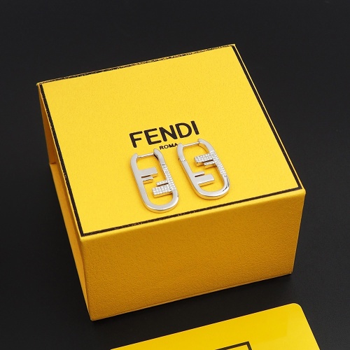 Replica Fendi Earrings For Women #1262144 $25.00 USD for Wholesale