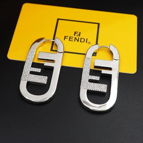 Fendi Earrings For Women #1262146 $32.00 USD, Wholesale Replica Fendi Earrings